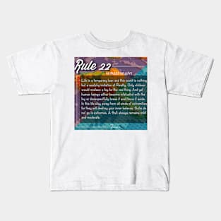 40 RULES OF LOVE - 22 Kids T-Shirt